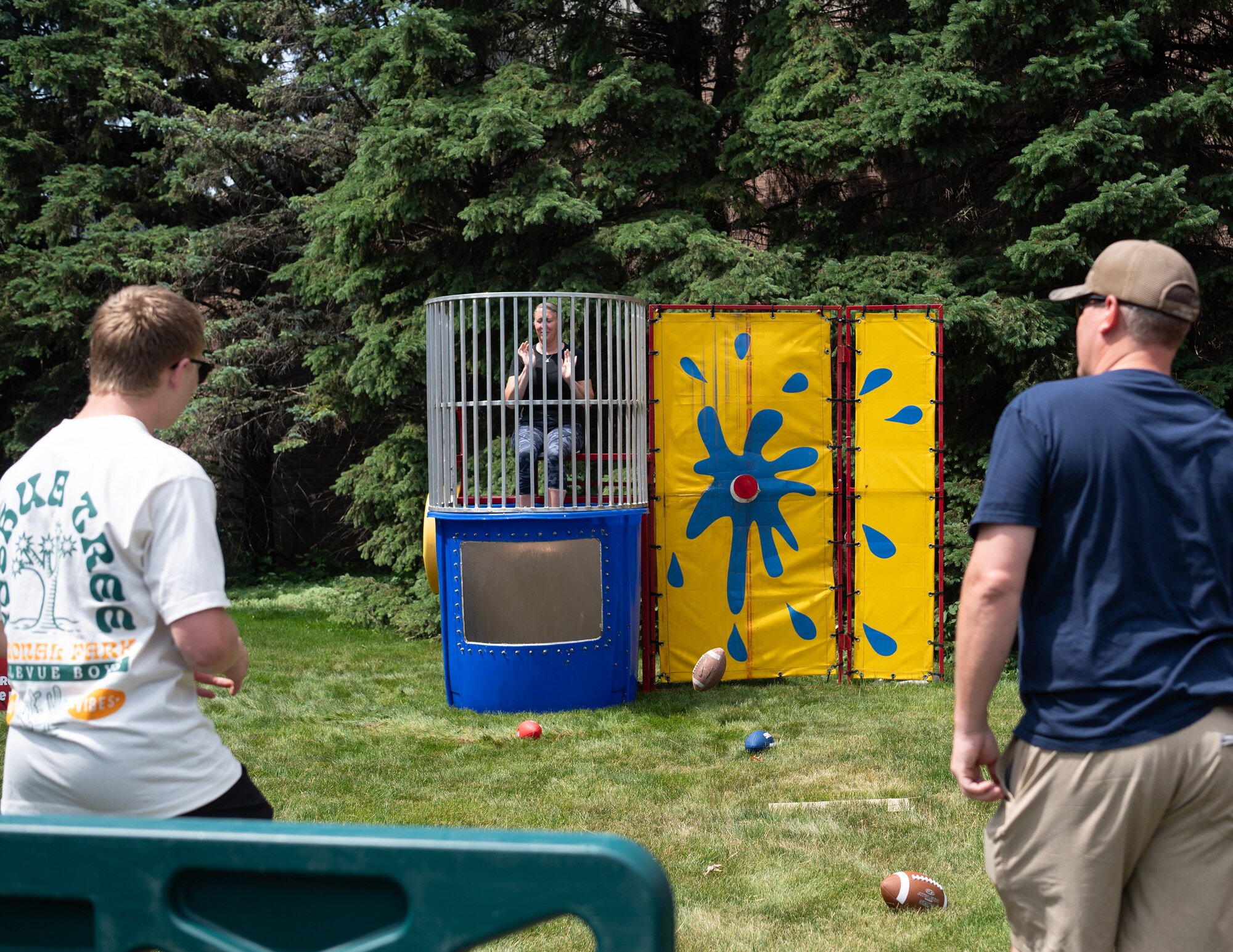 U.S. Air Force Airmen from the 133rd Airlift Wing, along with their families and friends, take part in Family Day activities in St. Paul, Minn., June 7, 2026.