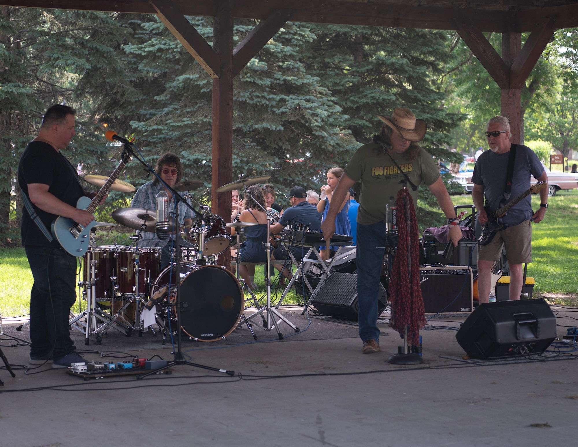 U.S. Air Force Airmen from the 133rd Airlift Wing, along with their families and friends, take part in Family Day activities in St. Paul, Minn., June 7, 2026.