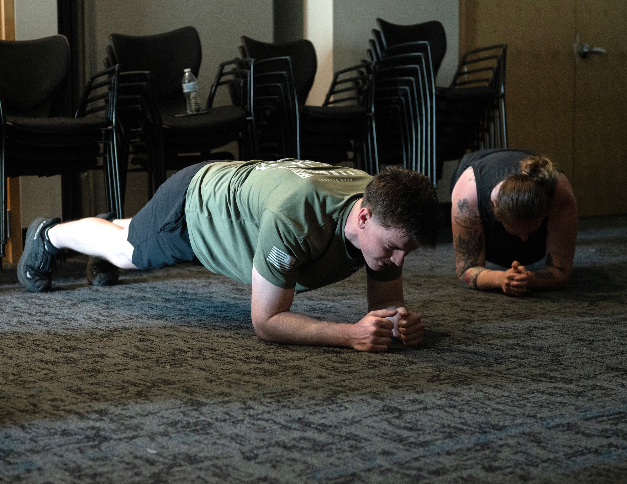 U.S. Air Force Airmen from the 133rd Airlift Wing participate in Wingman Day activities in St. Paul, Minn., June 7, 2026.