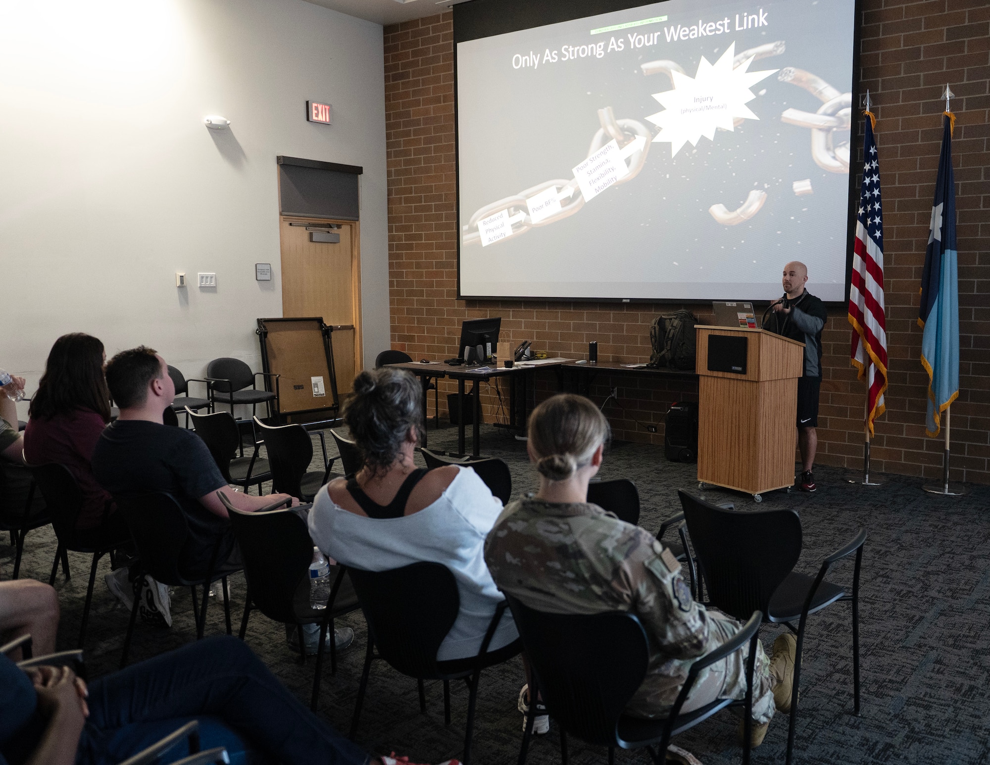 U.S. Air Force Airmen from the 133rd Airlift Wing participate in Wingman Day activities in St. Paul, Minn., June 7, 2026.