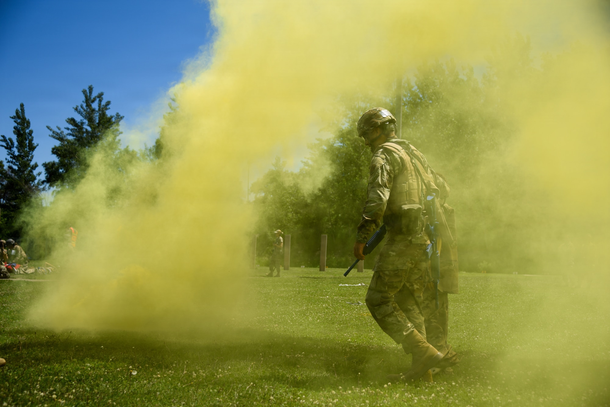 U.S. Airmen assigned to the 185th Air Refueling Wing’s Medical Group participate in the Wing’s first Tactical Combat Casualty Care exercise in Sioux City Iowa, June 12, 2026.