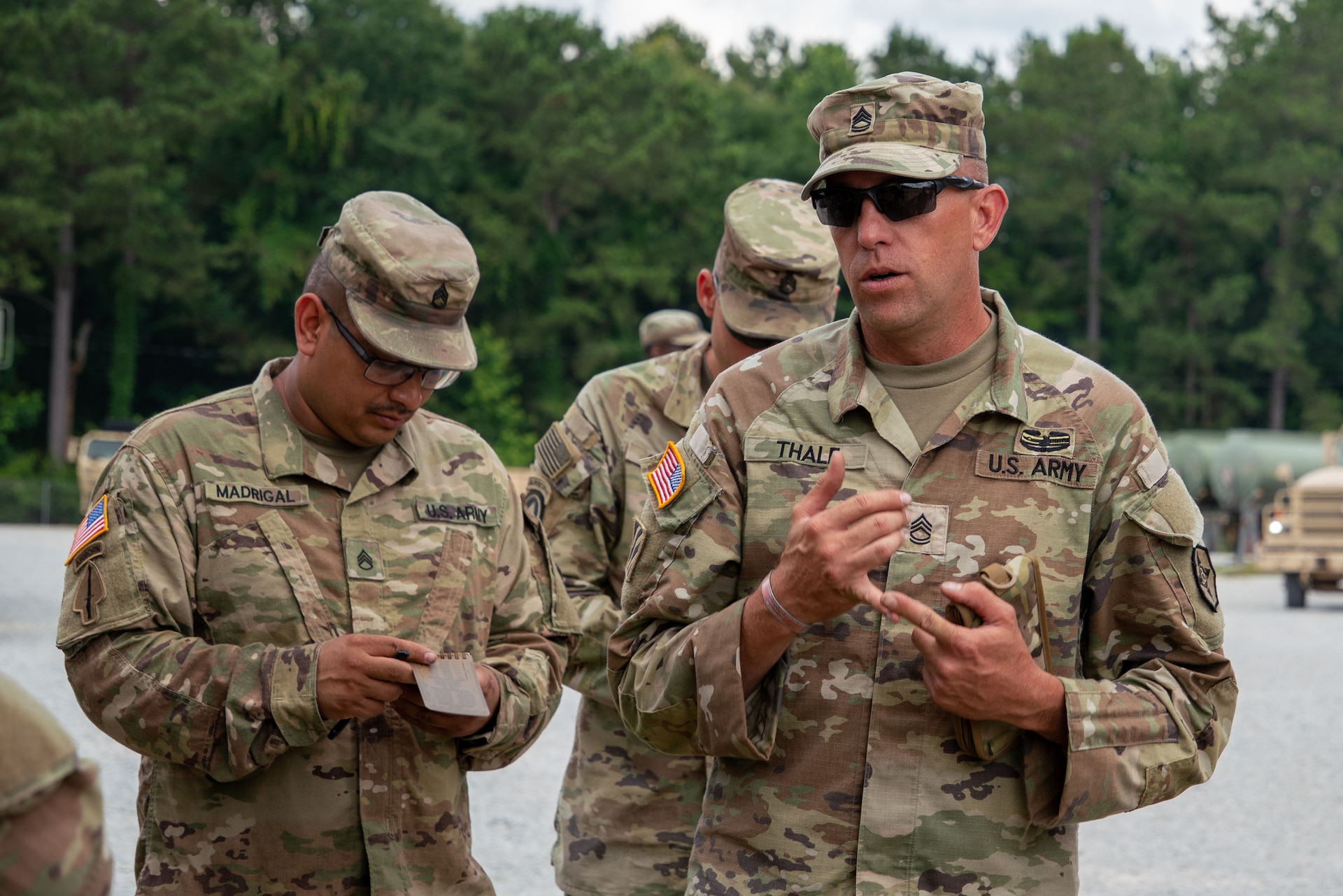737th Transportation Company conducts a fuel transfer mission at Operation Sentinel Justice 2026.