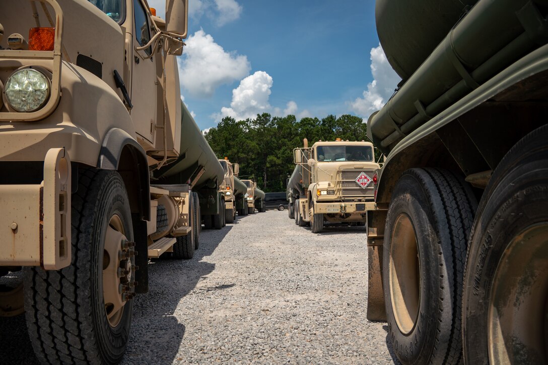 737th Transportation Company conducts a fuel transfer mission at Operation Sentinel Justice 2026.