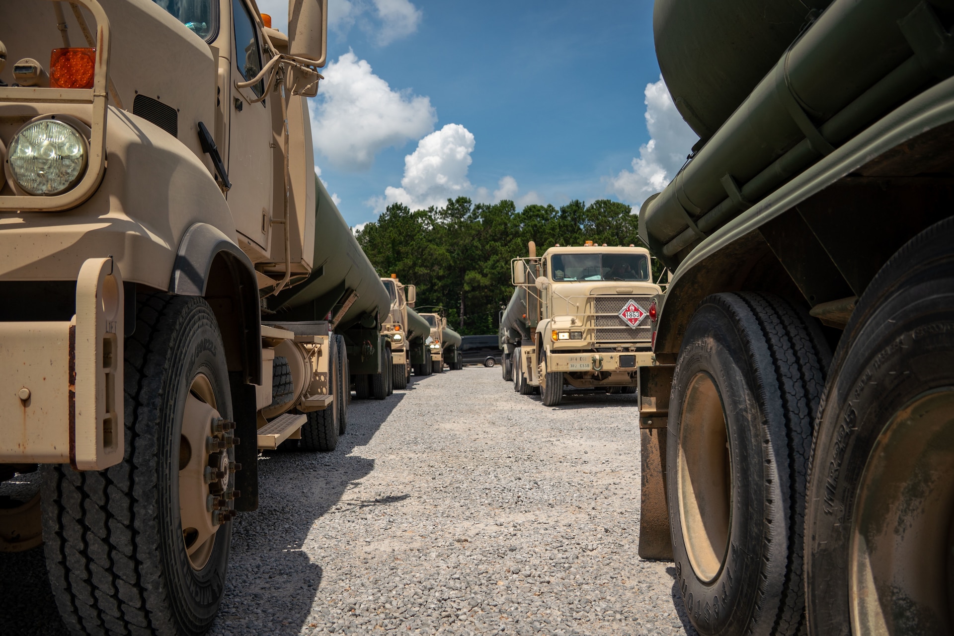 737th Transportation Company conducts a fuel transfer mission at Operation Sentinel Justice 2026.