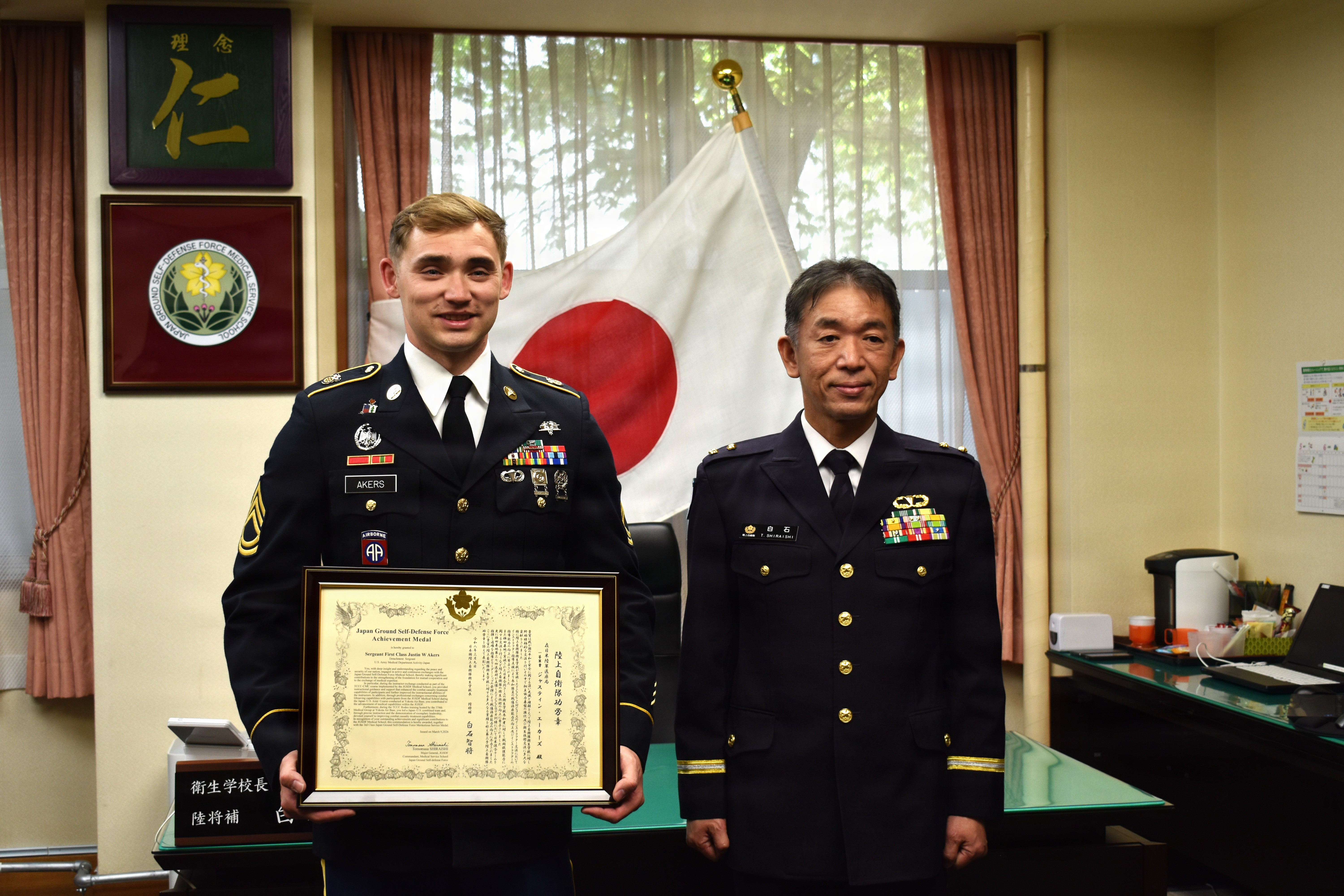 Forging a Bilateral Lifesaving Force: MEDDAC-J NCO Honored by