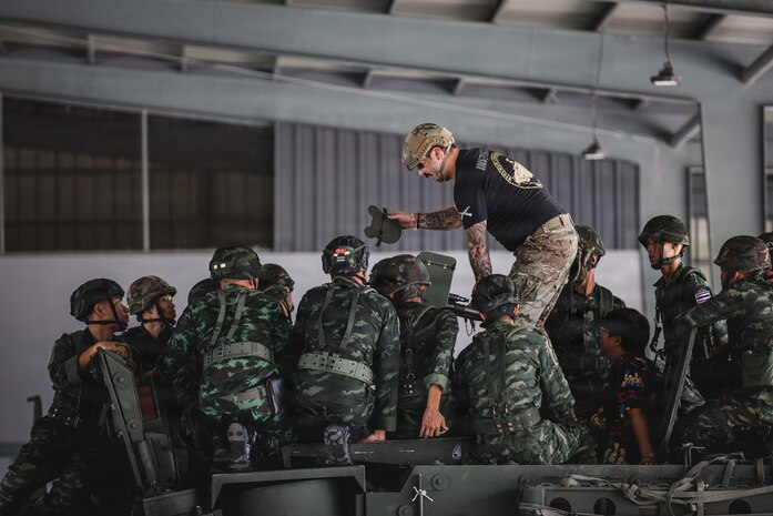 The Washington National Guard’s 205th Regional Training Institute (RTI) has wrapped up the seventh iteration of the Stryker Leader Course at the 112th Stryker Regiment Combat Team base in Koh Chan, Chonburi Province, marking another key step forward in the long-standing security partnership between the United States and the Kingdom of Thailand.