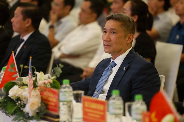 QUANG TRI, Vietnam (June 22, 2026) – Acting Secretary of the Navy Hung Cao attends the Pacific Friendship 2026 and Pacific Partnership 2026 joint opening ceremony in Quang Tri, Vietnam, June 22, 2026.