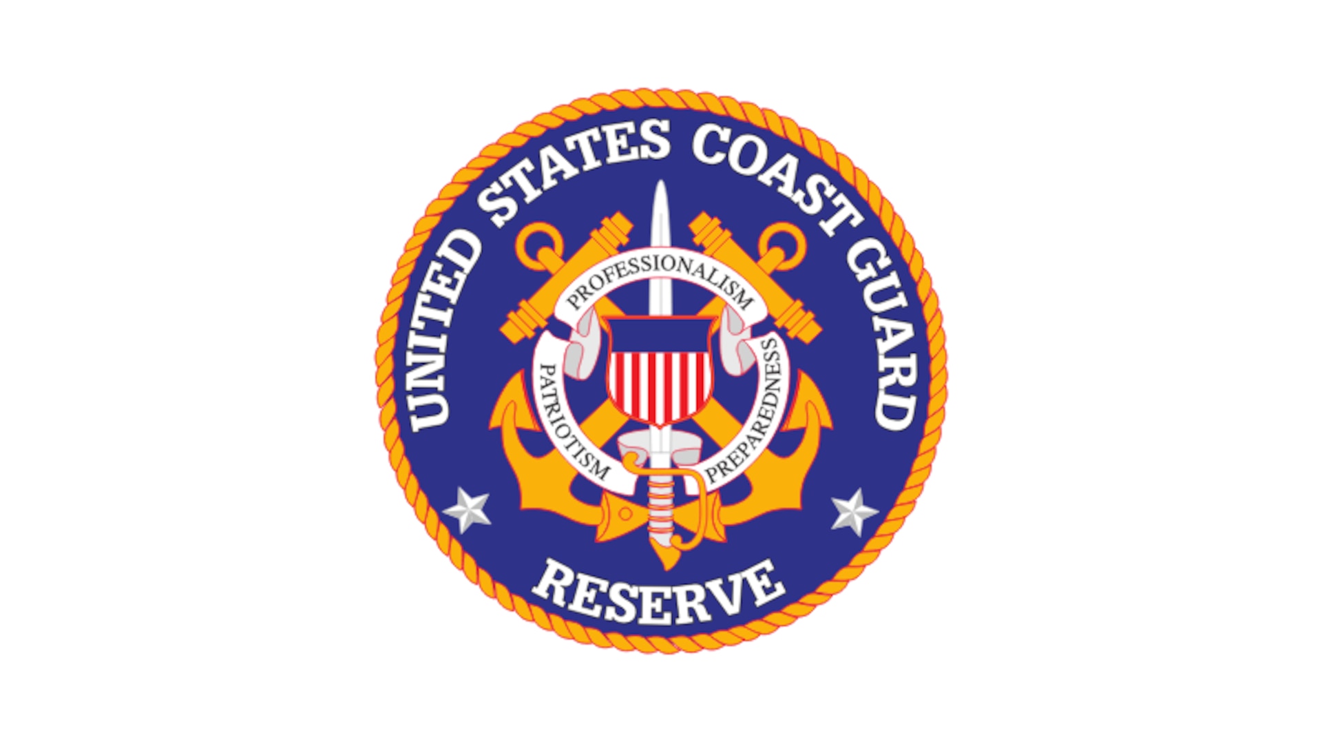 A logo of the USCG Reserve