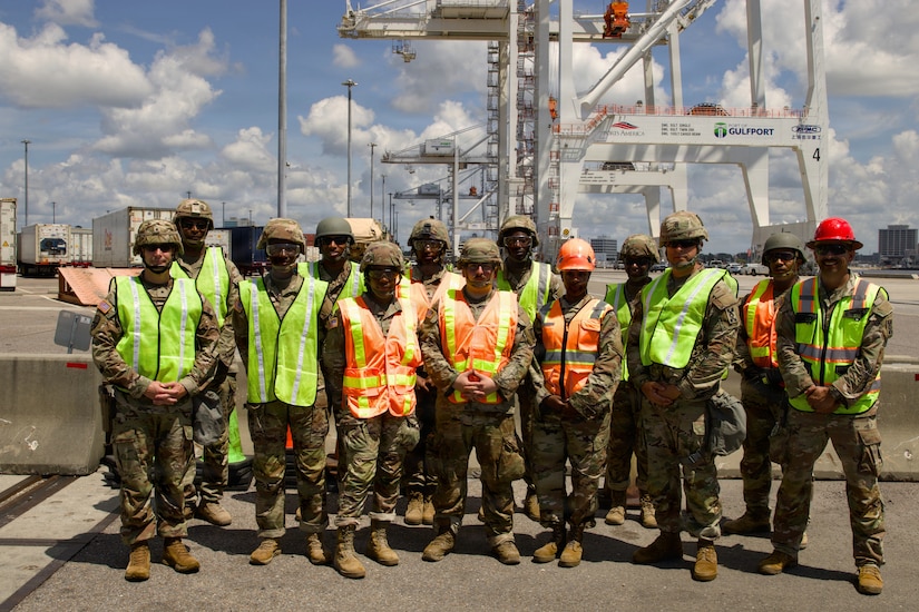 Army Reserve sustainment Soldiers execute real-world rail operations during Operation Sentinel Justice