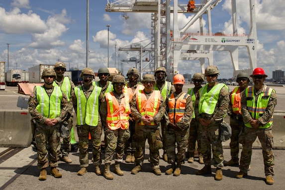 Army Reserve sustainment Soldiers execute real-world rail operations during Operation Sentinel Justice