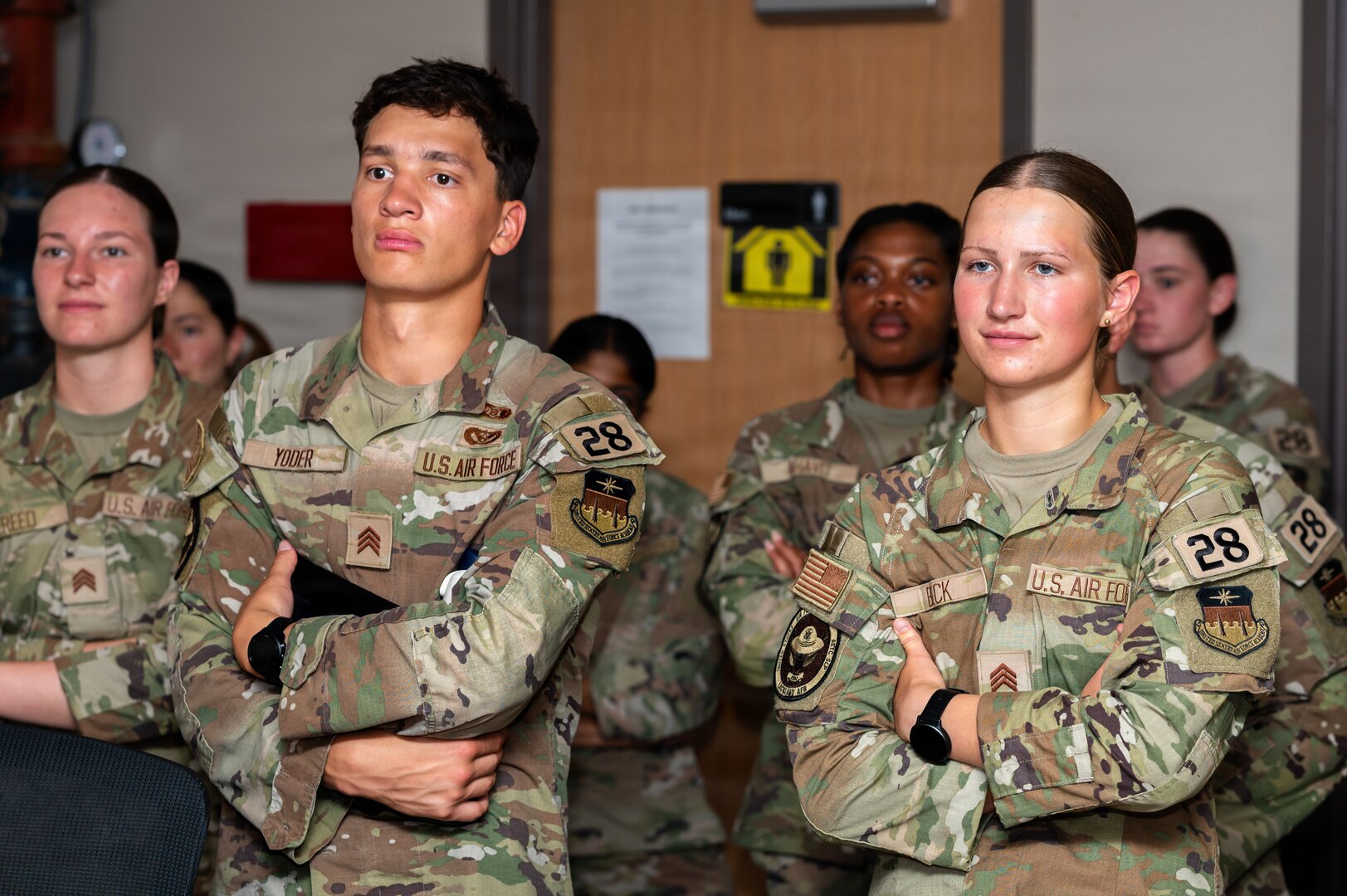 Air Force Academy cadets tour military working dog facility
