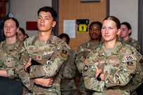 Air Force Academy cadets tour military working dog facility