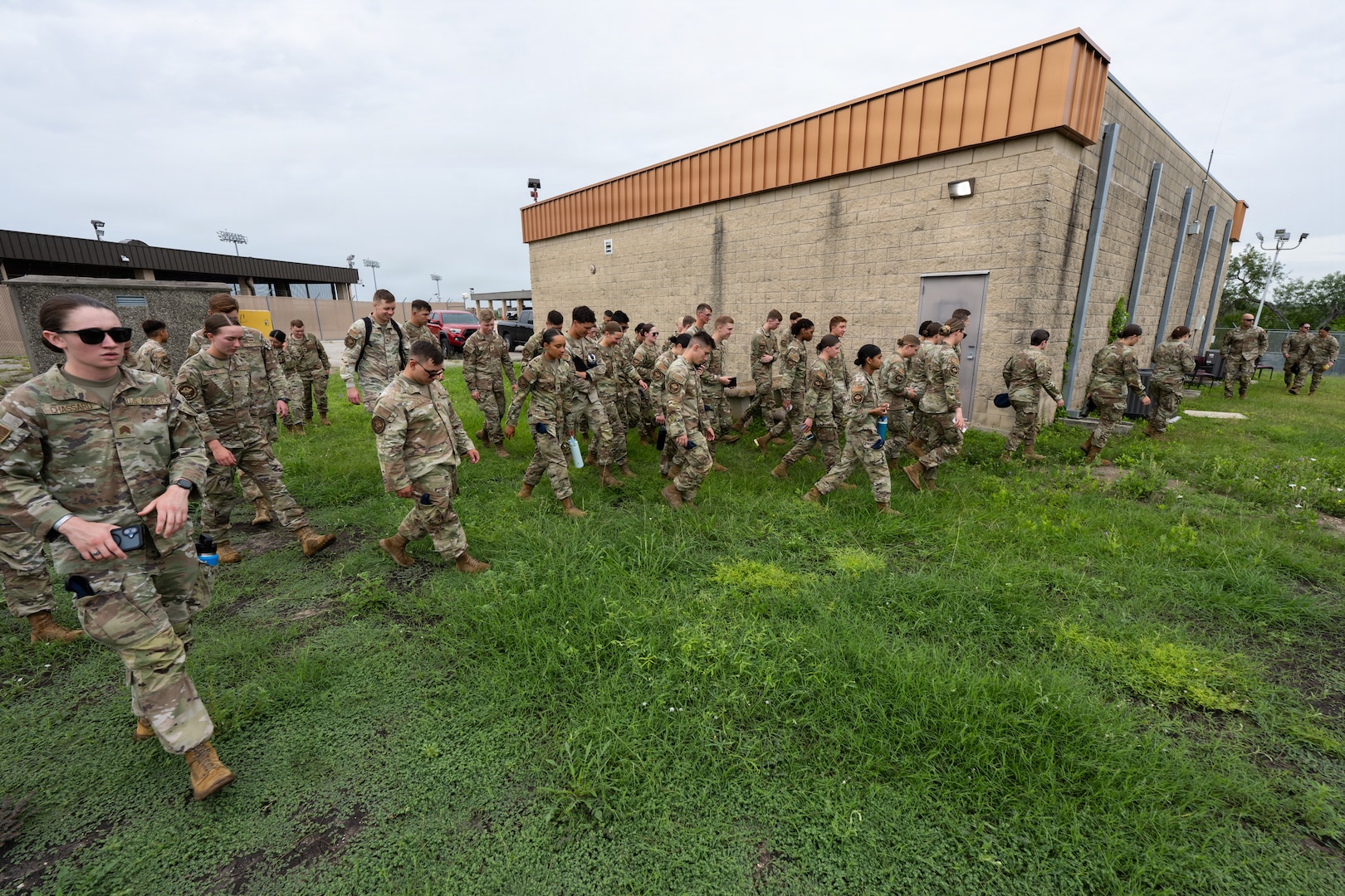 Air Force Academy cadets tour military working dog facility