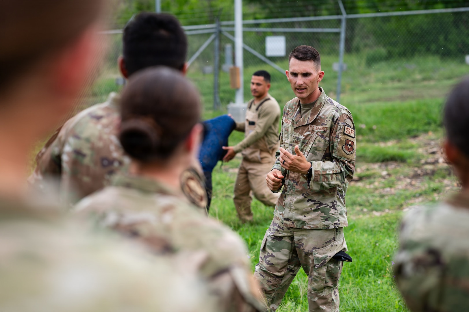 Air Force Academy cadets tour military working dog facility