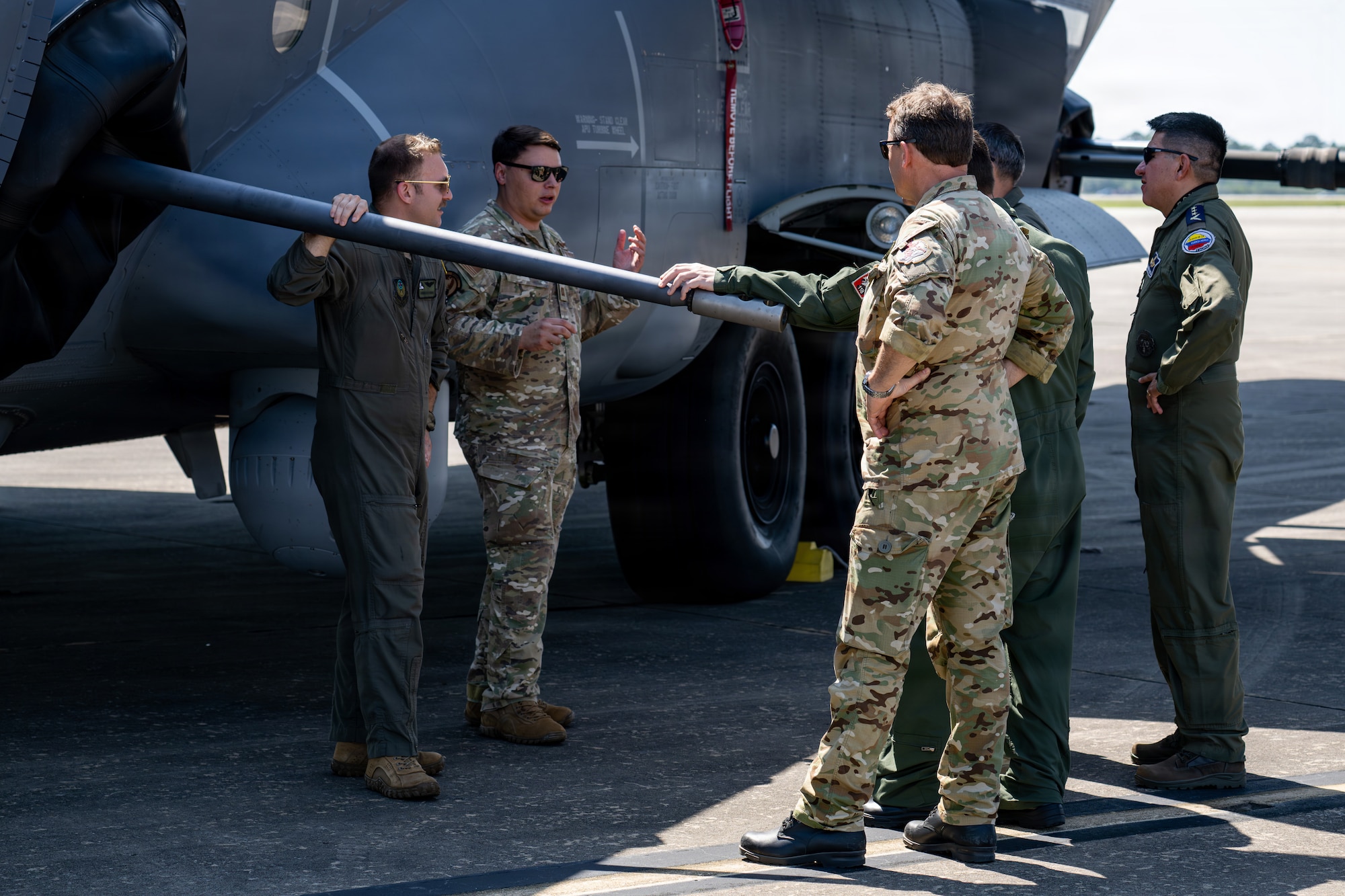Throughout the tour, attachés received mission briefings, explored aircraft static displays, and engaged directly with Air Commandos.