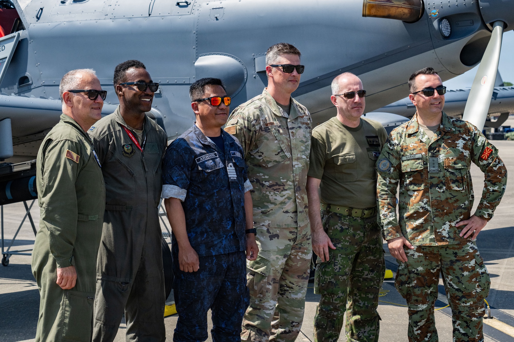 Throughout the tour, attachés received mission briefings, explored aircraft static displays, and engaged directly with Air Commandos.