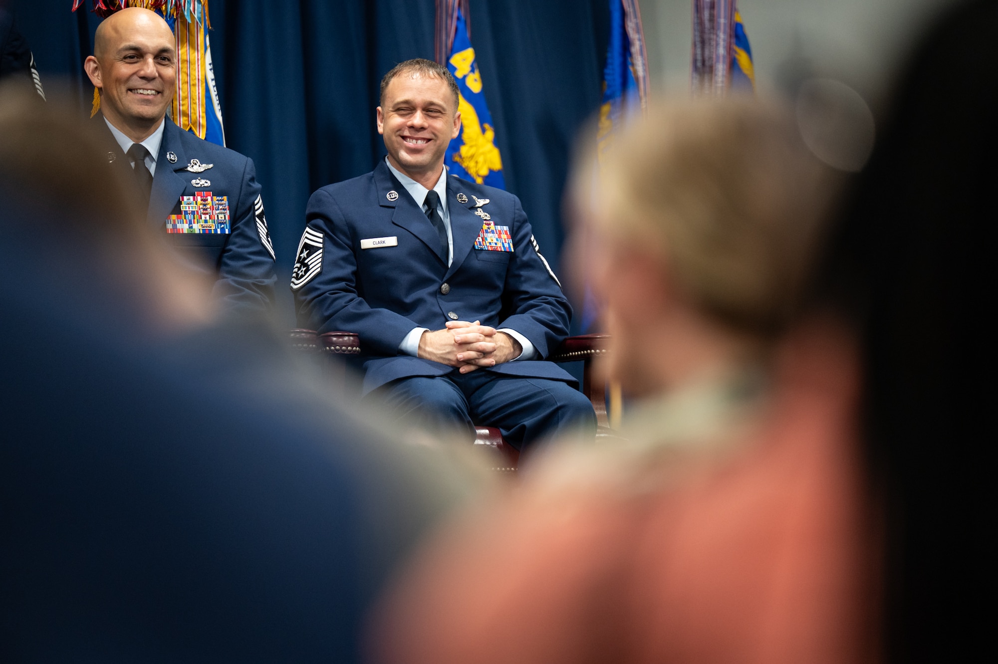 U.S. Air Force members attend official ceremony