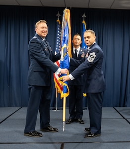 U.S. Air Force members attend official ceremony