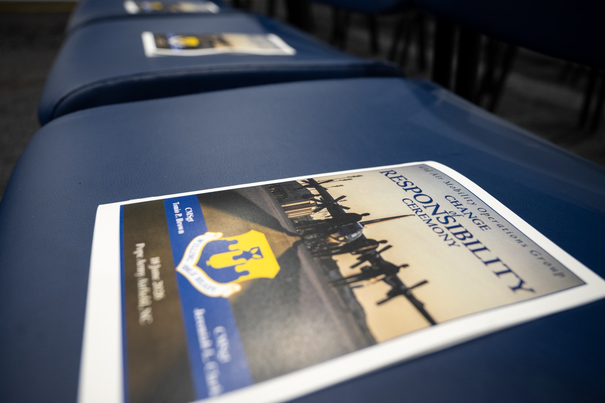 U.S. Air Force members attend official ceremony