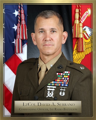 Portrait of Lt. Col. David A. Serrano