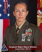 Sergeant Major Mayra Moreno
