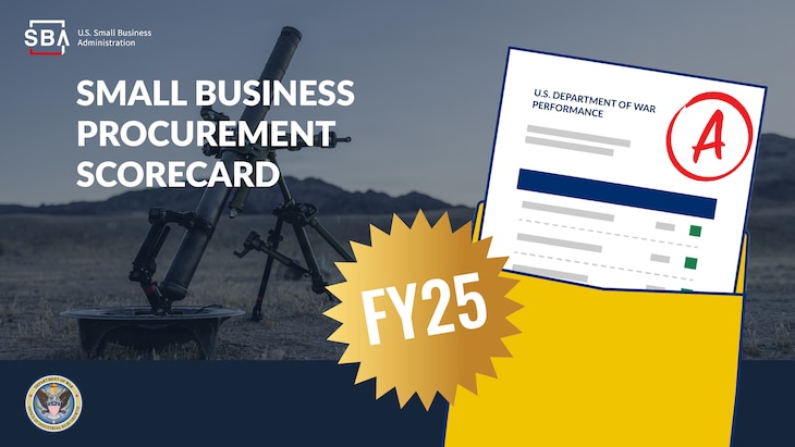 In FY25, the Department exceeded the federal goal for overall small business prime contracting and surpassed the overall small business subcontracting goal.