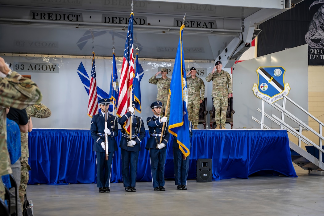 Honor Guard presenting the colors