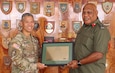 U.S. Army Pacific Deputy Commanding General for Homeland-Affairs, Maj. Gen. Lance Okamura officially presented the RFMF with a newly framed copy of the Third Battalion Fiji Infantry Regiment (3FIR) U.S. Army XIV Corps Unit Citation to RFMF Commander Land Force, Brig. Gen. Onisivoro Covunisaqa.