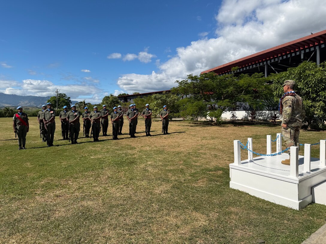 SUVA, Fiji — Emphasizing an enduring historical bond and a shared vision for regional security, U.S. Army Pacific Deputy Commanding General for Homeland-Affairs, Maj. Gen. Lance Okamura, traveled to Suva, Fiji, from June 21-23, 2026,