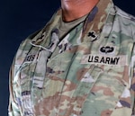 The Department of the Army released implementation guidance for the Army Chaplains Corps uniform and maternity tunic reform, Washington, D.C., June 25, 2026. The update, following guidance from the Department of War, removes the rank insignia from the chest of the Army Combat Uniform and places the chaplain insignia on the collars of the Army Combat Uniform. The update will emphasize chaplain's role as religious leaders and pastoral care providers across the force. (U.S. Army photo by Sgt. Justin Rachal)