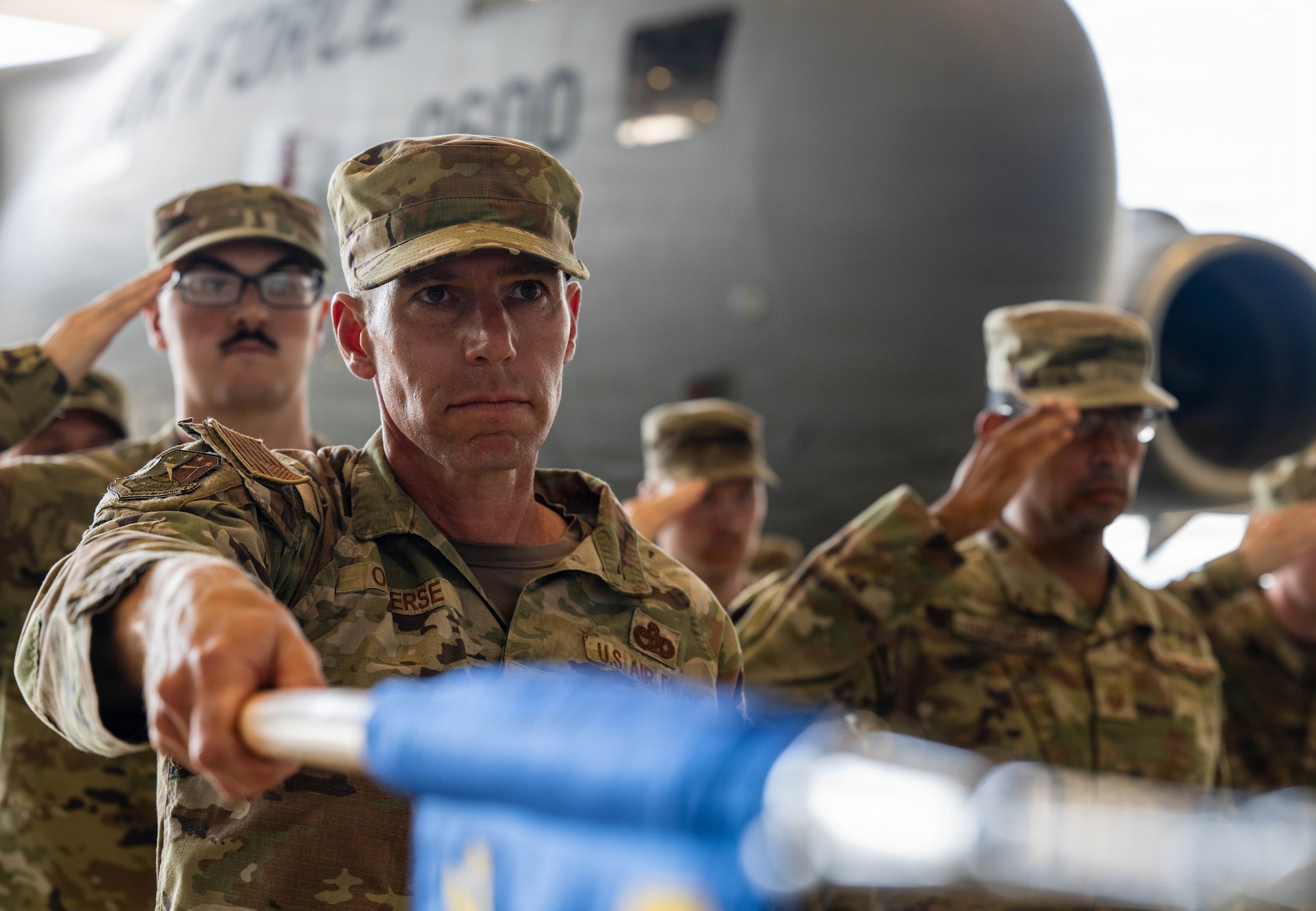 521 AMOW conducts chain of command.