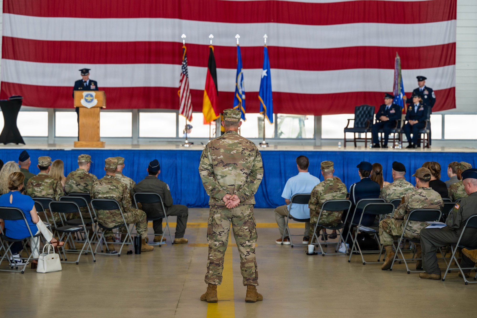 521 AMOW conducts chain of command.