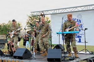 United States Army Europe and Africa Band and Chorus' Freegroove visited North Macedonia, where they played 2 concerts for the communities.