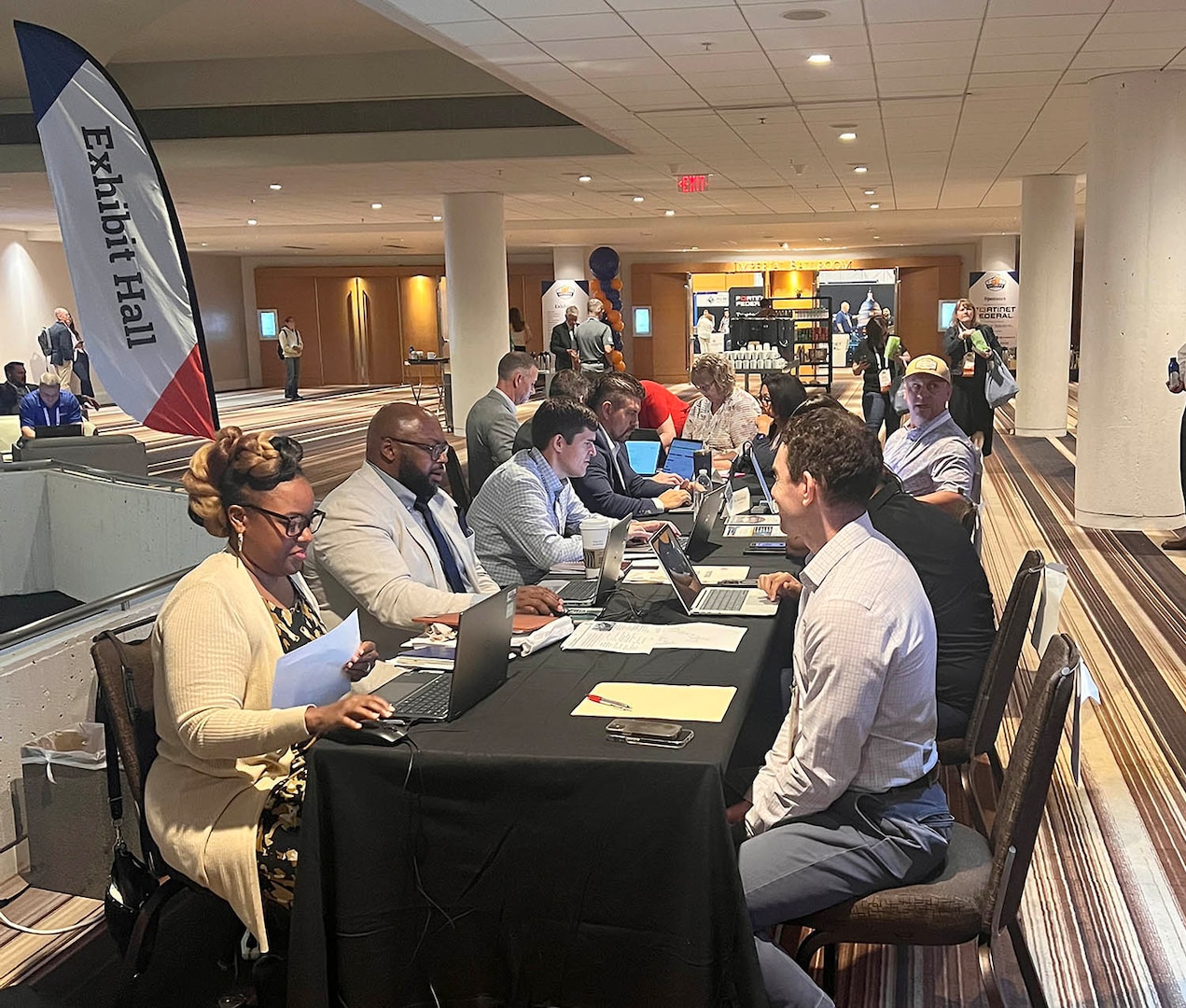 2026 NCMS Annual Seminar highlighing the DCSA NBIS and DISS support desks, Atlanta, Ga., June 8, 2026 (DOW Courtesy Photo).