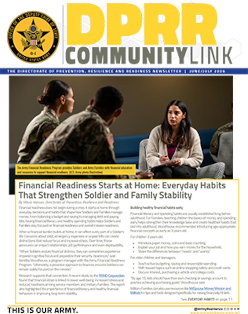 June/July issue of DPRR’s Community Link newsletter
