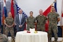 U.S. Marines with 2nd Network Battalion and Marine Corps Cyberspace Operations Group, pose for a photo as the Five Pillars of 2nd Network Bn during the battalion’s 5th birthday ceremony at Marine Corps Base Camp Lejeune, North Carolina, June 3, 2026. 2nd Network Bn was activated on June 3, 2021, to ensure the operation of a resilient network that enables mission execution in the face of persistent cyber threats. (U.S. Marine Corps photo by Lance Cpl. Alyssa J. DeCrane)