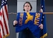 U.S. Air Force Col. Shawn Garcia, commander of the Lackland Medical Group, unfurls the newly activated Lackland Mental Health Squadron guidon during an activation ceremony at Wilford Hall Ambulatory Surgical Center, Joint Base San Antonio-Lackland, Texas, June 25, 2026.