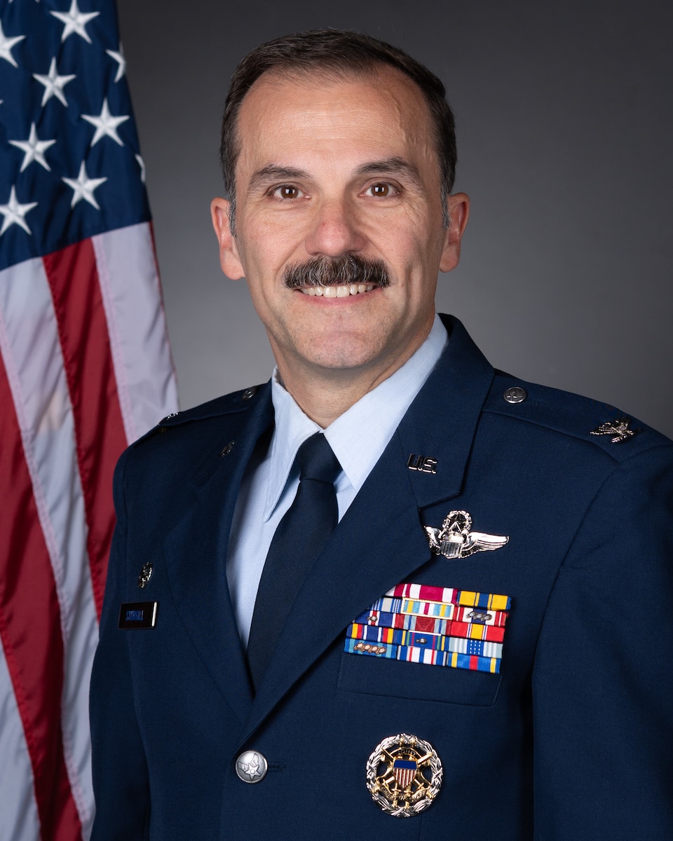 Col. Robert Sturgill official photo as the 7th Bomb Wing Commander.
