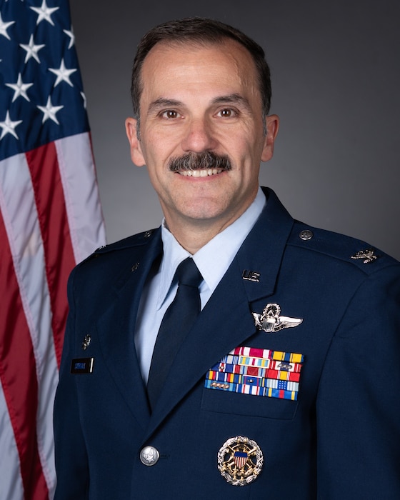 Col. Robert Sturgill official photo as the 7th Bomb Wing Commander.