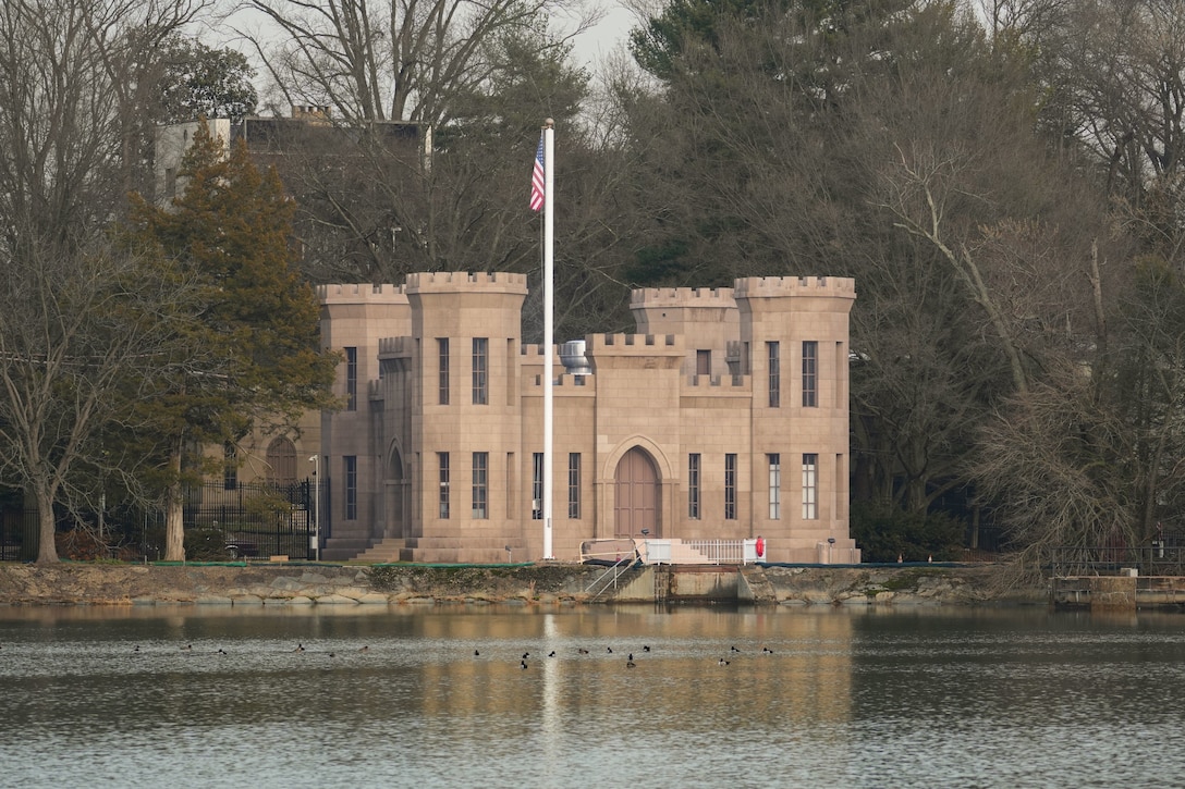 Washington Aqueduct's newly restored Georgetown Gatehouse, Washington, D.C.