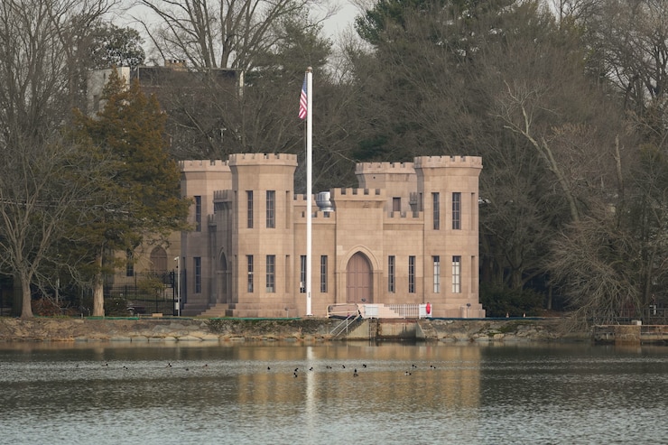 Washington Aqueduct's newly restored Georgetown Gatehouse, Washington, D.C.