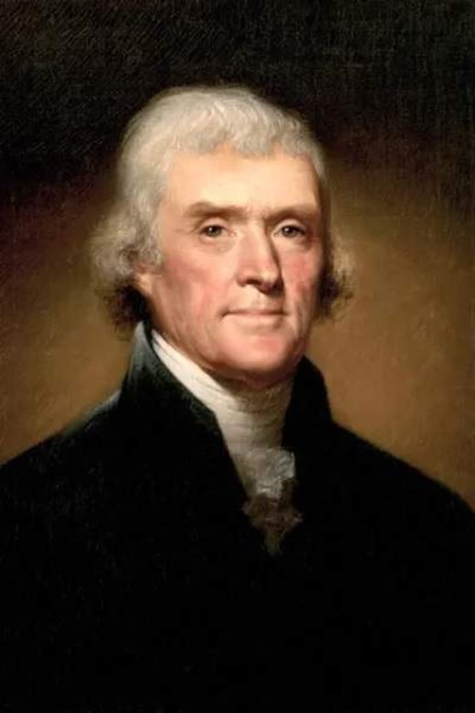 A painting depicting a man in colonial attire.