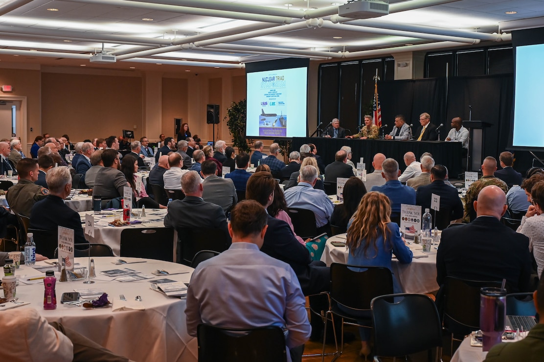 Attendees participate in the 27th annual Nuclear Triad Symposium.