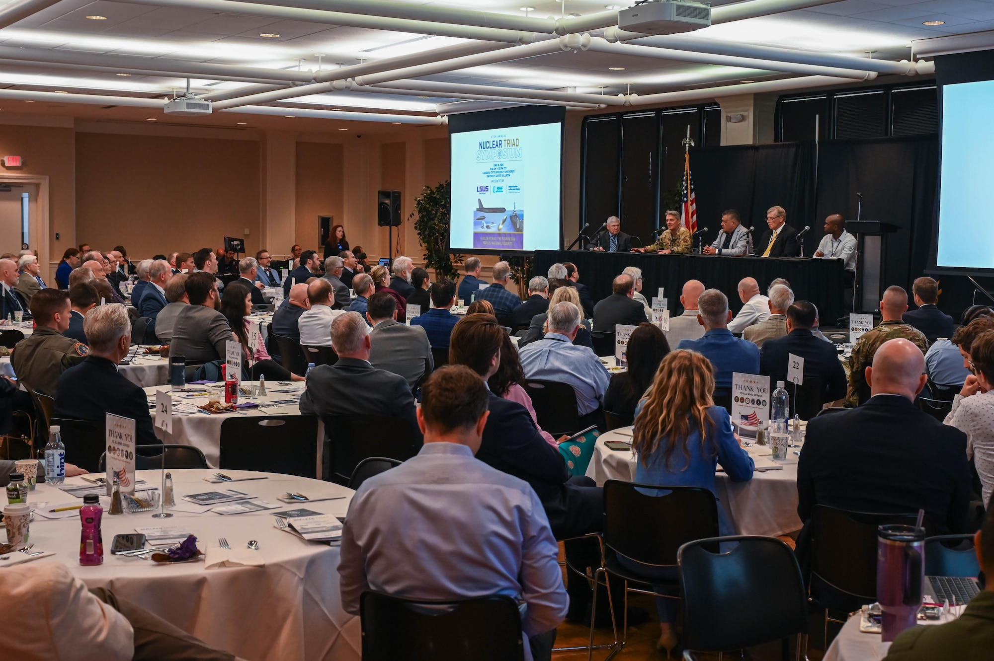 Attendees participate in the 27th annual Nuclear Triad Symposium.