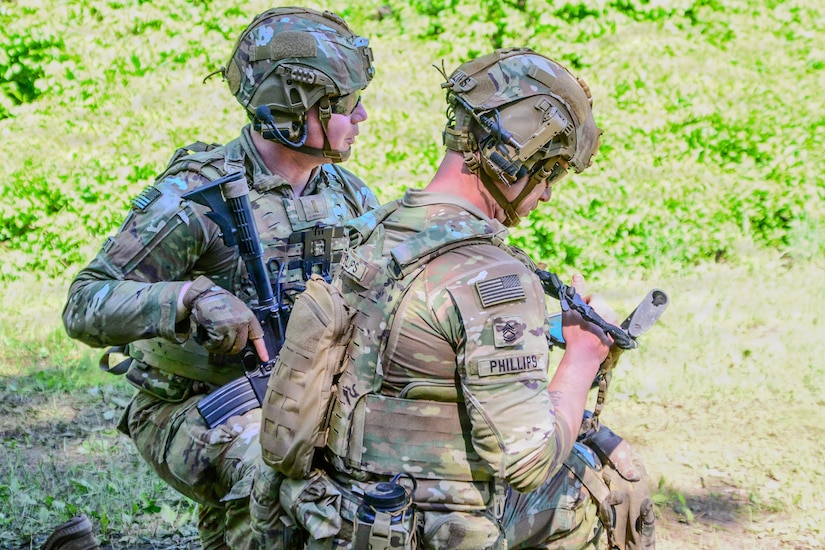 U.S. Soldiers with 1st Battalion, 109th Infantry Regiment, 2nd Infantry Brigade Combat Team, 28th Infantry Division sharpen combat readiness through a series of squad and platoon live-fire exercises at Fort Drum, New York, June 10, 2026. Throughout the training event, infantry squads and platoons refined tactical proficiency and maneuver techniques in a realistic and demanding environment. (U.S. Army National Guard photo by Staff Sgt. Zachery Jockel)
