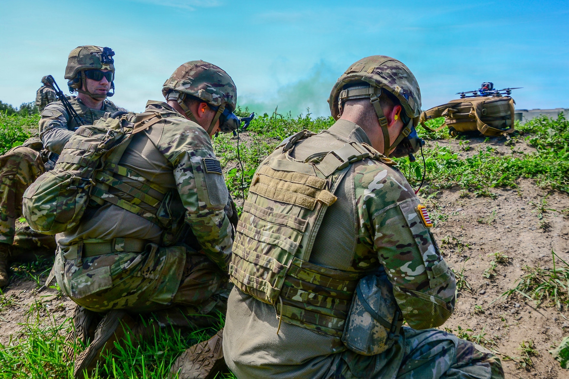 U.S. Soldiers with 1st Battalion, 109th Infantry Regiment, 2nd Infantry Brigade Combat Team, 28th Infantry Division sharpen combat readiness through a series of squad and platoon live-fire exercises at Fort Drum, New York, June 10, 2026. Throughout the training event, infantry squads and platoons refined tactical proficiency and maneuver techniques in a realistic and demanding environment. (U.S. Army National Guard photo by Staff Sgt. Zachery Jockel)