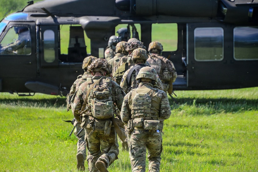 U.S. Soldiers with 1st Battalion, 109th Infantry Regiment, 2nd Infantry Brigade Combat Team, 28th Infantry Division sharpen combat readiness through a series of squad and platoon live-fire exercises at Fort Drum, New York, June 10, 2026. Throughout the training event, infantry squads and platoons refined tactical proficiency and maneuver techniques in a realistic and demanding environment. (U.S. Army National Guard photo by Staff Sgt. Zachery Jockel)