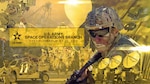 The Army established its new Space Operations Branch on June 12, marking a historic milestone in its continuous transformation to meet the challenges of modern, multidomain warfare. (U.S. Army graphic by Allen Meeks)