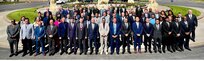 Military and industry delegates from around the globe stand together at the HAWK #31 Fair Share Sustainment Operations Review in Niagara Falls, N.Y., on June 10, 2026. (Courtesy Photo)