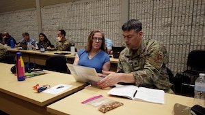 Okinawa Infrastructure Operational Planning Team meets at Joint Base San Antonio-Lackland.